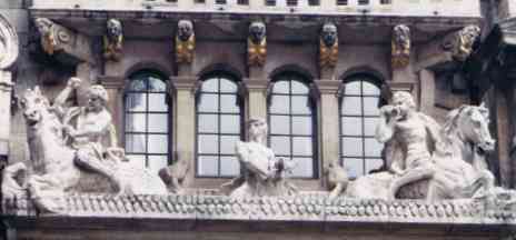 Brussels Guildhall Building Detail