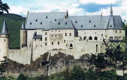 Vianden Castle in the Beautiful Ardennes
