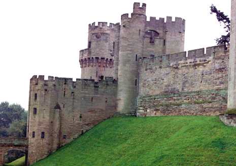 Approaching the Great Warwick Castle
