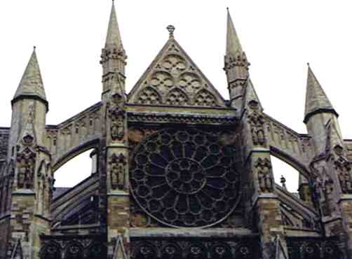 Birds Eye View of Westminster Abbey Buttresses