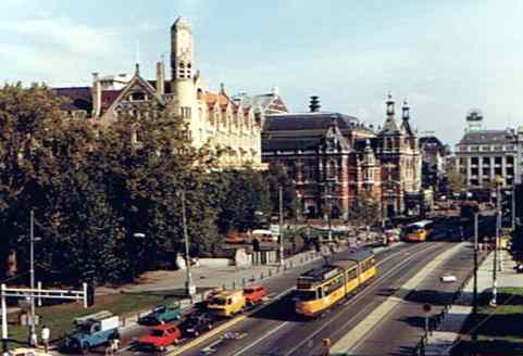 View of the Leidseplein from the Amsterdam Marriott